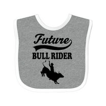 Inktastic Future Bull Rider Rodeo Riding Boys Baby Bib