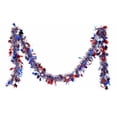 thumbnail image 2 of Independence Day Colorful Star Ribbon Red White Blue Plastic 5-Point Stars Party Decoration for Wreaths, Gift Wrapping, Venue Decor, 1 Ribbon, 2 of 6