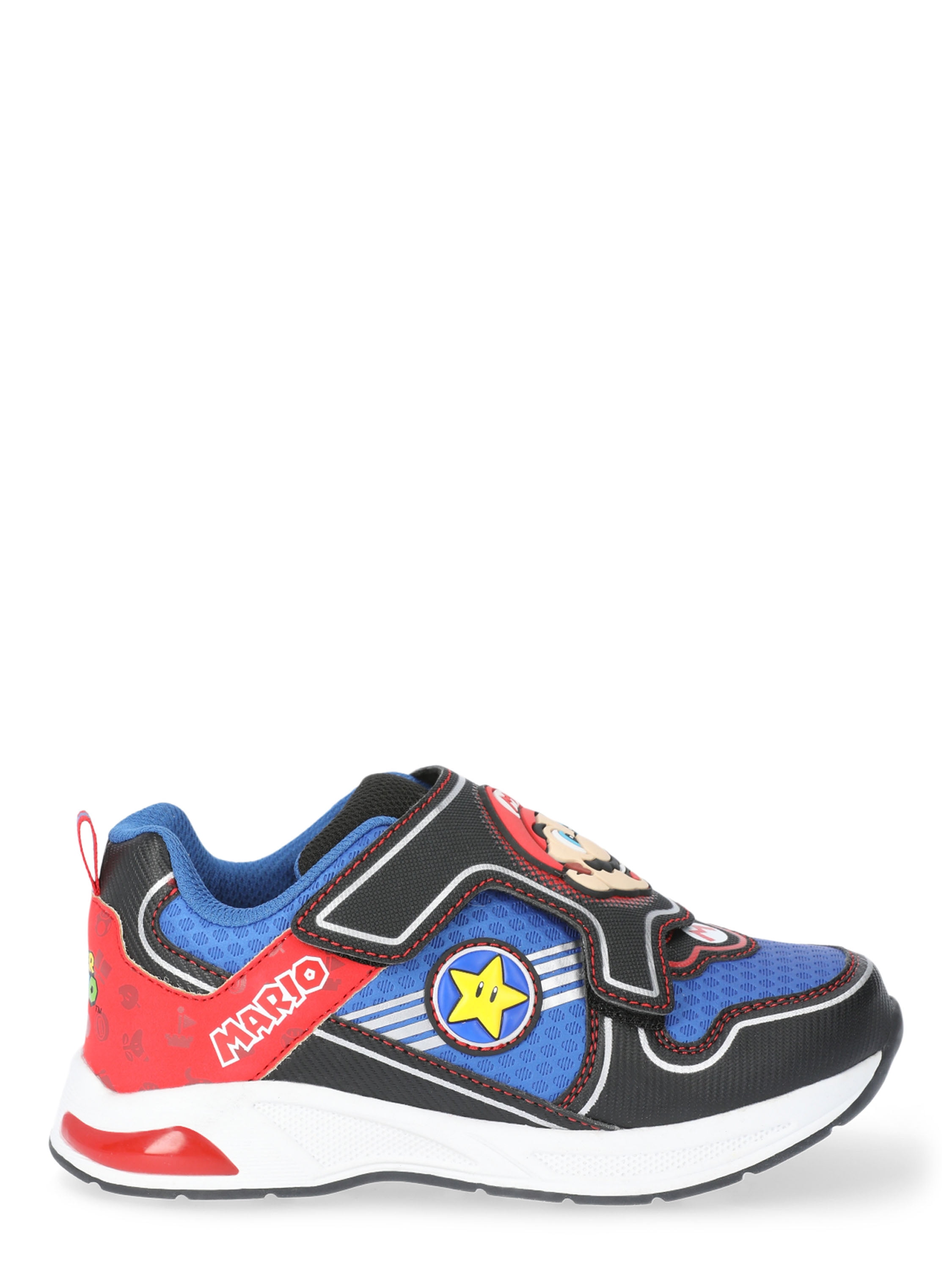 Nintendo Boys Mario and Luigi Light-Up Athletic Sneakers