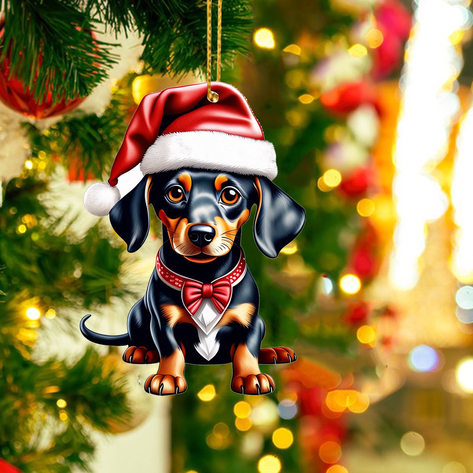 Lot De 7 Décorations Pour Sapin De Noël De Teckel