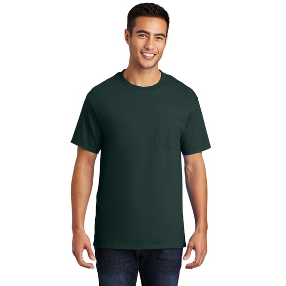 Port & Company? - Camiseta b?sica con bolsillo. PC61P Puerto & Compa??a  PC61P