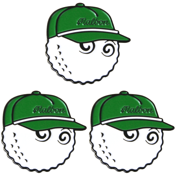 Marcador Pelota Golf Clip Magnético para Sombrero Clips Magnéticos Béisbol Mujeres Y Hombres () Verde