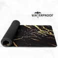 thumbnail image 6 of XXL Large Gaming Laptop Mouse Pad,Black Marble Game pad, Big Gold Desk Pads PC Keyboard Waterproof and Non-Slip 31.06 x 11.8inches 3mm Thick Rubber Table Mat,Nagoya Castle,Tower, 6 of 7