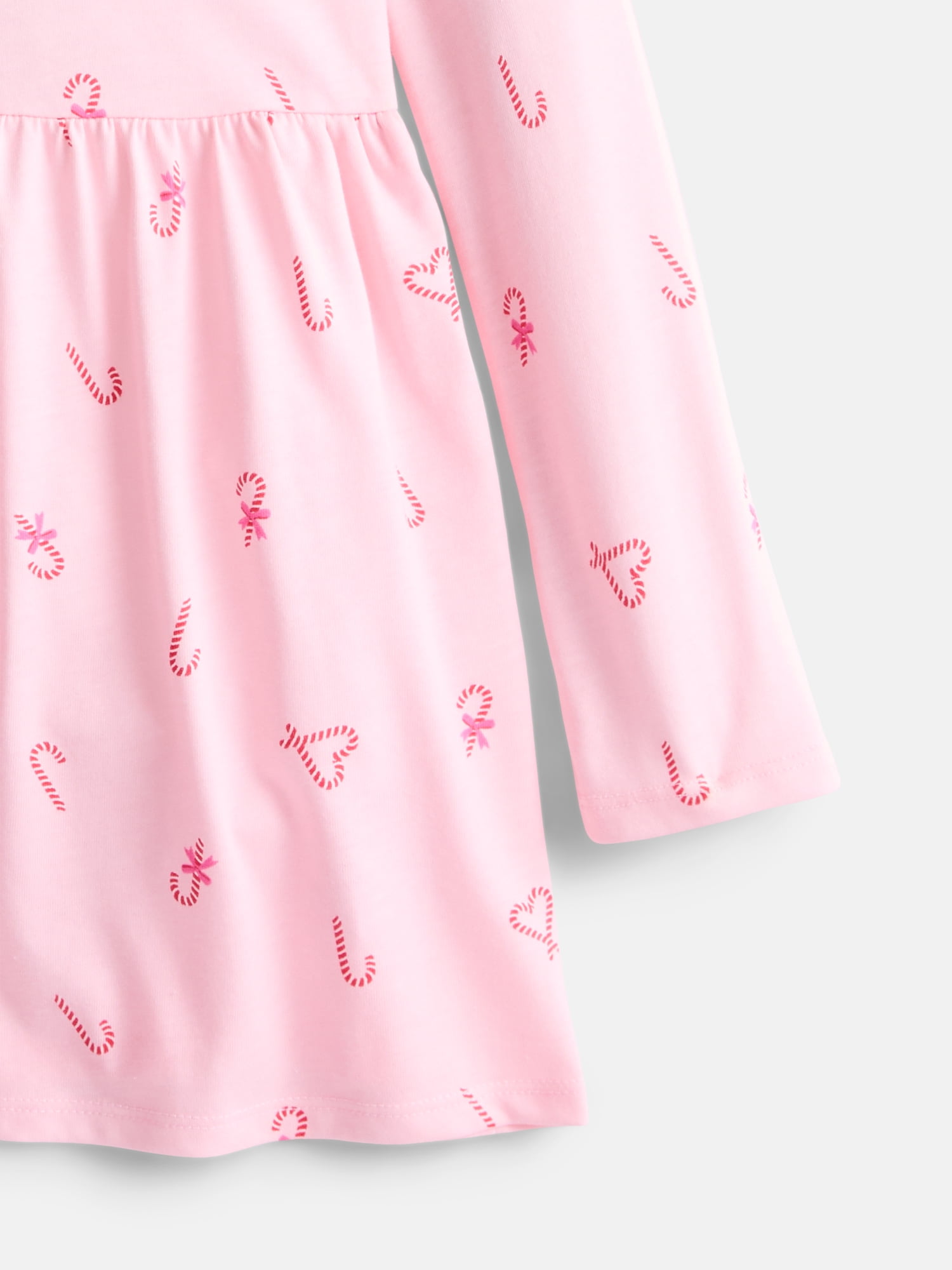 Wonder Nation Girls Long Sleeve Play Dress, Sizes XS-XXL