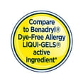 thumbnail image 4 of Equate Dye-Free Allergy Relief Diphenhydramine HCl 25mg Softgels, 24 Count, Compare to Benadryl® Dye-Free Allergy LIQUI-GELS®, 4 of 11