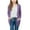 Purple, variant on dazeni Girls Lightweight Long Sleeve Cardigan Solid Casual Ribbed Knit Open Front Cardigans with Pockets Spring Clothes Purple 9 Years