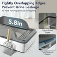 thumbnail image 3 of UPSKY Stainless Steel Cat Litter Box with Lid, XL Large Metal Litter Box for Large Breeds, Enclosed Kitty Litter Pan with High Sides, Leak-Proof & Non-Stick, Easy to Clean, Scoop and Mat Included, 3 of 6