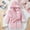 hwj01# Pink, variant on Kids Bathrobe Cartoon Dinosaur Hooded Fuzzy Soft Cozy Robe Jacket Long Sleeve Thickened Sleepwear For Toddler Winter Warm Comfy Pajamas,Navy,12-24 Months