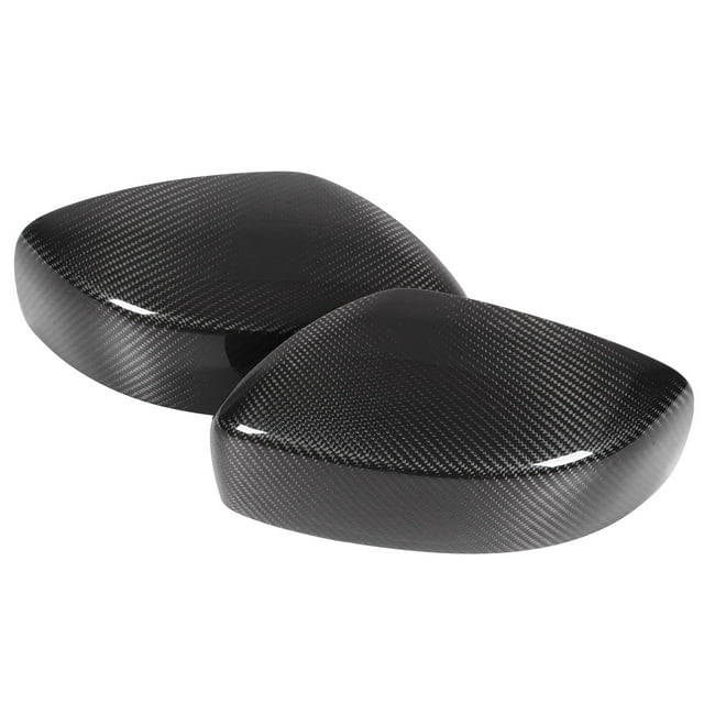 Rearview Mirror Cover Dustproof Carbon Fiber Pair Wing Mirror Caps With Double Sided Tape For Car Replacement For G25 G37 Q40 Q60 2009-2015 ANGGREK Otros Vehículos