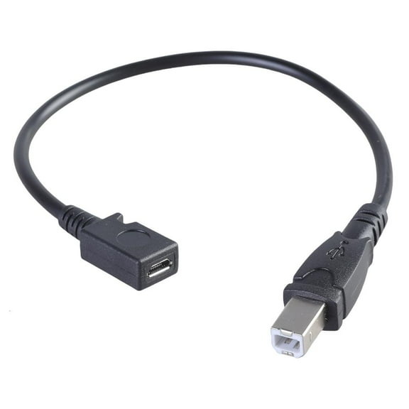 Yammee USB 5Pin Female to USB B Male Adapter Cable Replacement for Printers Scanners