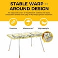 thumbnail image 4 of Summer Gnomes Table Cloths for 8 Foot Rectangle Tables, Yellow Lemons Farmhouse Watercolor Patio Waterproof Elastic Fitted Tablecloths, Washable Rectangular Table Cover for Camping, 4 of 8