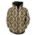 thumbnail image 1 of Sudadera con capucha y cremallera para hombre, diseño abstracto, estilo hip hop, con estampado 3D, unisex, de manga larga, divertida, para adolescentes, 1 of 6