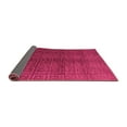 thumbnail image 2 of Ahgly Company Indoor Square Abstract Pink Modern Area Rugs, 5' Square, 2 of 4