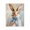Blue Bow Rabbit Portrait, variant on Stupell Industries Cottage Rainbow Bunny in Pastel Hues Black Framed Giclee Art, 11 x 14, by The Prints Vibe