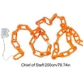 thumbnail image 3 of Cadancy Halloween String Lights Chain Link LED Garland Indoor Outdoor Decor, Spooky Ambient Lighting Haunteds House Party Setup, Battery Operated Festive Decoration for Yard Porch Garden, 3 of 6