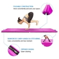 thumbnail image 5 of Matladin 8' Folding Gymnastics Gym Exercise Aerobics Mat, 8ft x 2ft x 2in PU Leather Tumbling Mats(Purple), 5 of 8