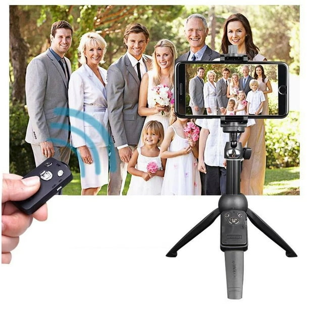 Premium Perche à Selfie Trépied pour Smartphone - 100cm Portable