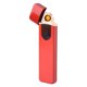 thumbnail image 3 of Encendedor de cigarrillos eléctrico recargable por USB, encendedor ligero de inducción táctil (satén rojo), 3 of 8