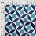 thumbnail image 1 of oneOone Cotton Poplin Fabric Triangle|Parallelogram & Square Geometric Printed Craft Fabric BTY 42 Inch Wide, 1 of 1