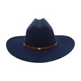 thumbnail image 3 of OJSFQUFP Cowboy Hat for Women and Men with Shapeable Wide Brim Cattleman Western Hats for Cowboys And, 3 of 6