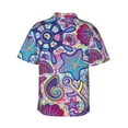 thumbnail image 3 of Kll Men'S Hawaiian Shirt Short Sleeve Button Down Beach Shirts-Cute Nautical, 3 of 8
