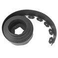 thumbnail image 2 of Landscape Edging Kit PE No Dig Tall Wall Garden Border with Stakes for Lawn Flower Bed Grass Yard Grey 10x5x1000cm/3.9x2.0x393.7in, 2 of 5