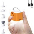 thumbnail image 1 of Bomba de aire portátil Clopria NANO PUMP 5 con color naranja claro para acampar, 1 of 7