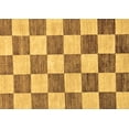 thumbnail image 1 of Ahgly Company Indoor Rectangle Checkered Brown Modern Area Rugs, 3' x 5', 1 of 4