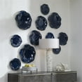 thumbnail image 4 of Uttermost Abella Blue Ceramic Wall Decor, S/3, 4 of 8