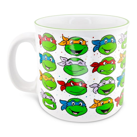 Teenage Mutant Ninja Turtles Portraits Ceramic Camper Mug | Holds 20 Ounces