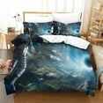 thumbnail image 1 of Starry Sky Galaxy Duvet Cover Soft Microfiber With Zipper Closure Bedding Set With Pillowcase Single 135*200 Cm, 1 of 5