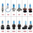 thumbnail image 1 of Bombilla halógena para faros delanteros de coche, superblanca, 12 V, lámpara de cuarzo para coche H1 H3 H4 9006, más de 9007, 1 of 1