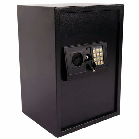 Digital Depository Drop Cash Fireproof Safe Box with Key Lock for Gun Jewelry