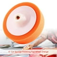 thumbnail image 4 of Buffing Pad, Washable Orange Sponge Polishing Pad Wheel  For Auto Maintenance, 4 of 8