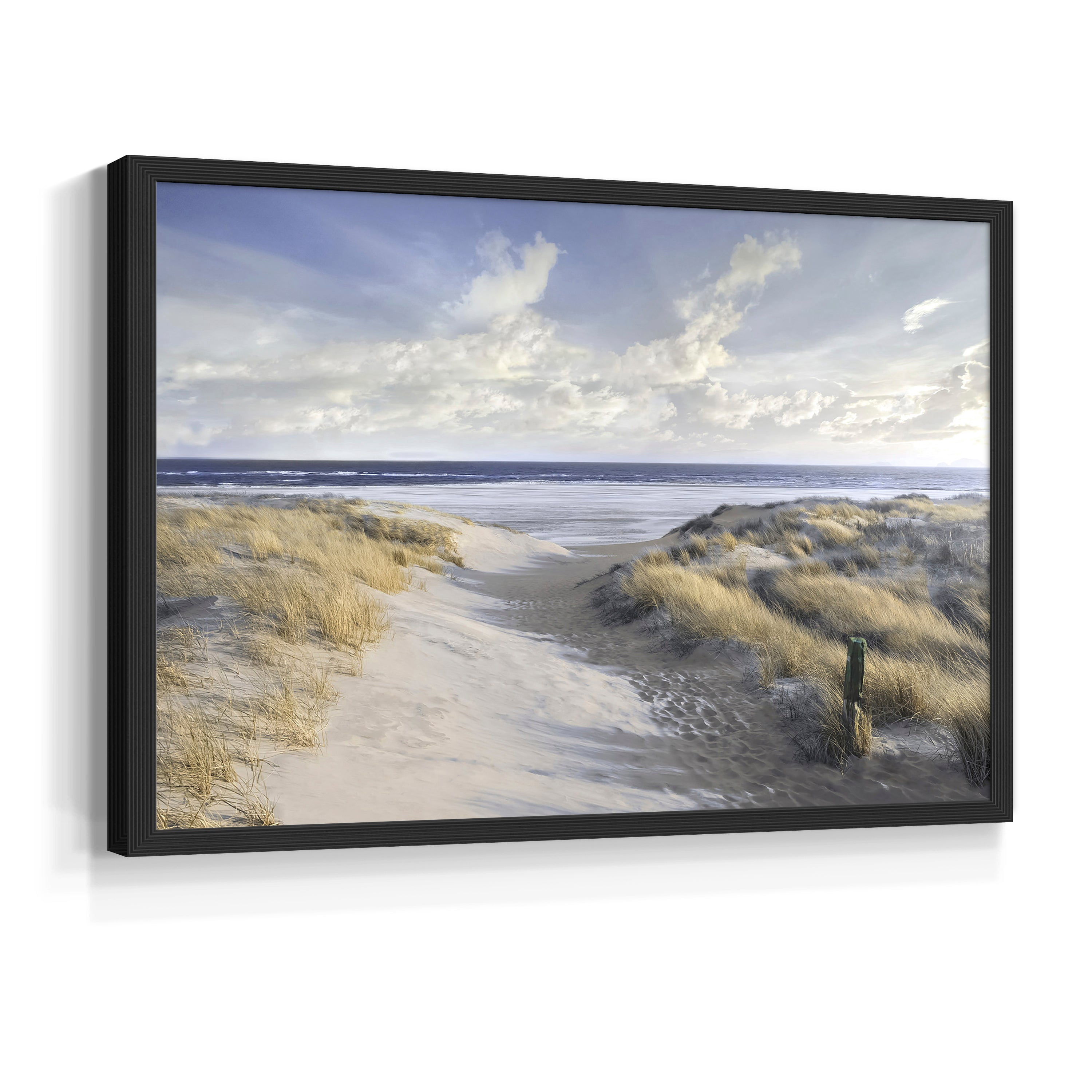 Aisle Marker by Mike Calascibetta - Restickable Framed Giclée Print