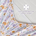 thumbnail image 2 of Twin Size Sheet Set Paisley Printed Bed Sheets for Single Bed Piece Microfiber Fitted Sheet with ” Deep Pocket & Straps Patterned Bedding Sheets & Pillowcase Set, 2 of 9