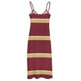 thumbnail image 6 of 2025 Dress luxuryes evening clothing Women's Sleeveless Banded White and Gold Garnet, 6 of 7