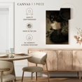 thumbnail image 4 of Elephant Stock Night Scented Girl Wall Art - Vertical Canvas Wall Art - Living Room Wall Decor - Gothic Canvas - Brown And Beige Decor By Kiyo Murakami - 30" x 45", 4 of 4