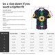 thumbnail image 5 of Balery Colorful Mexican Flower Camisas hawaianas de manga corta para hombre, camisas playeras de corte holgado, camisas de vacaciones con botones,X-Large, 5 of 7