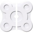 thumbnail image 6 of 32"OD x 1"ID x 11"C x 1"P Luna Architectural Grade PVC Contemporary Ceiling Medallion, Two Piece, 6 of 7