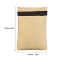 thumbnail image 2 of Uxcell 7.9"x5.5" 210D Oxford Fabric Outdoor Water Faucet Cover Socks Protector Beige Yellow, 2 of 6