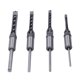 thumbnail image 3 of Juego de 4 brocas cuadradas para carpintería, HSS, resistentes al desgaste, brocas avellanadas de 1/4, 5/16, 3/8 y 1/2 pulgada, 3 of 15