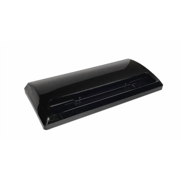 Heng s Industries Stove Vent Hood Exhaust Cover J116BK-CN 10.88 Inch x 4 Inch Wall Cut Out; Black