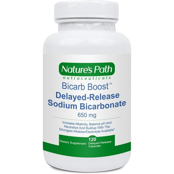 Nature's Path Bicarb Boost - 650mg Sodium Bicarbonate Alkaline Electrolyte Salt Pill
