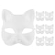 thumbnail image 4 of 7pcs DIY Unpainted Cat Masks Half Face Masquerade Craft for Artistic Expression, Costume Party, Cosplay & Creative Projects, 4 of 5