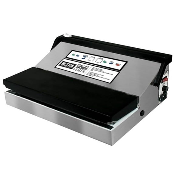 Weston Pro-1100 Vacuum Sealer with Roll Cutter, Stainless Steel, 65-0601-W