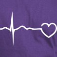 thumbnail image 3 of CafePress - Heartbeat Dark T Shirt - Men's Classic Graphic Cotton T-Shirt, 3 of 4