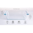thumbnail image 5 of 1.4L Deep Rectangular Tempered Glass Baking Dish, 5 of 5
