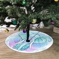 thumbnail image 2 of FMSHPON Elephant Xmas Christmas Tree Skirt Stand Mat for Holiday Party Decoration Indoor Outdoor 36 inches, 2 of 3