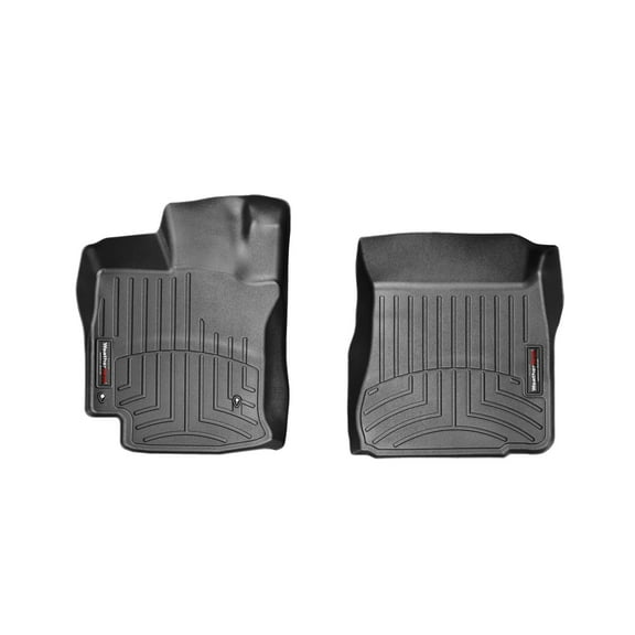 WeatherTech Custom Fit FloorLiners compatible with 2012-2012 Toyota Venza - 1st Row (Driver & Passenger), Black